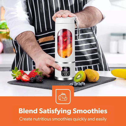 Portable USB Rechargeable Juicer Cup Electric Mixer Blender Smoothie Maker 450ml