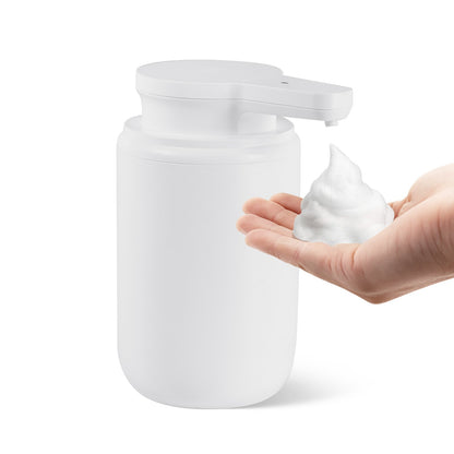 Soap Dispenser, 300 Ml / 10 Oz, Rechargeable Automatic Hand Soap Dispenser With Pump, 2 Adjustable Levels, Modern Touchless Liquid Foam Container With Indicator For Bathroom And Kitchen, White
