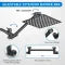 Luxury Rain Shower Head Set – Handheld & Extension Arm
