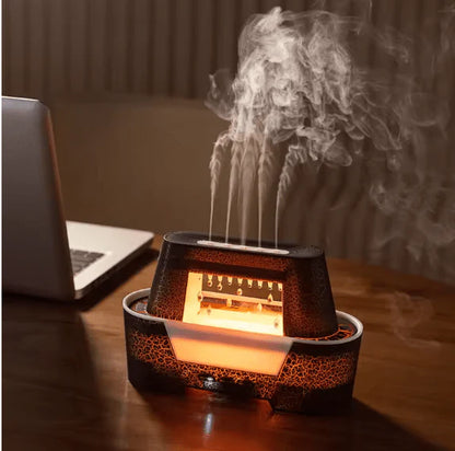 Raindrop Aroma Humidifier – Relaxing LED Mist Diffuser